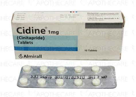 cidine|Cidine 1 Mg Comprimidos